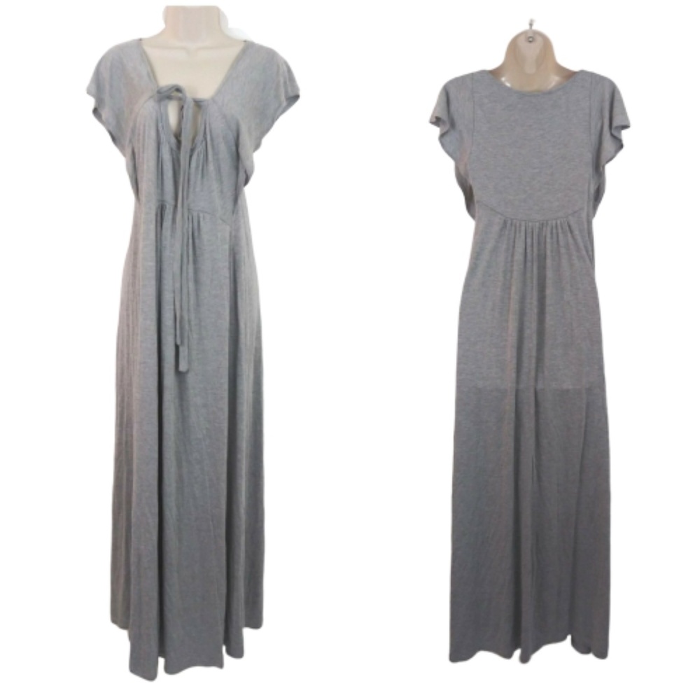 Freshine Womens Medium Gray Maxi Dress Casual
